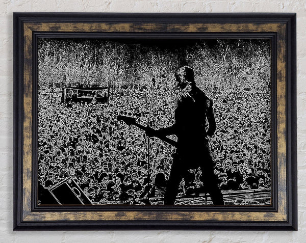 The Clash At Hide Park Framed Print