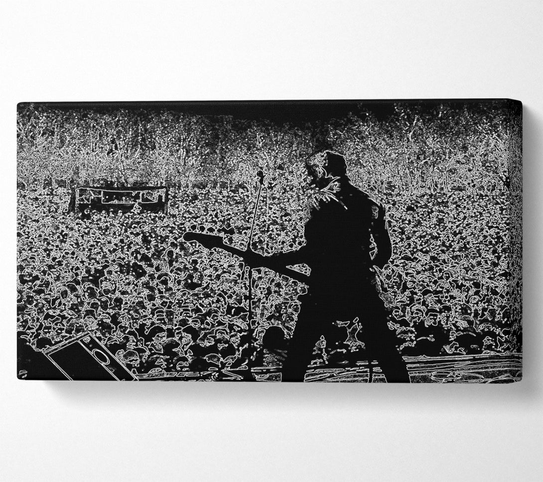  A Canvas Print of The Clash At Hide Park Canvas Print