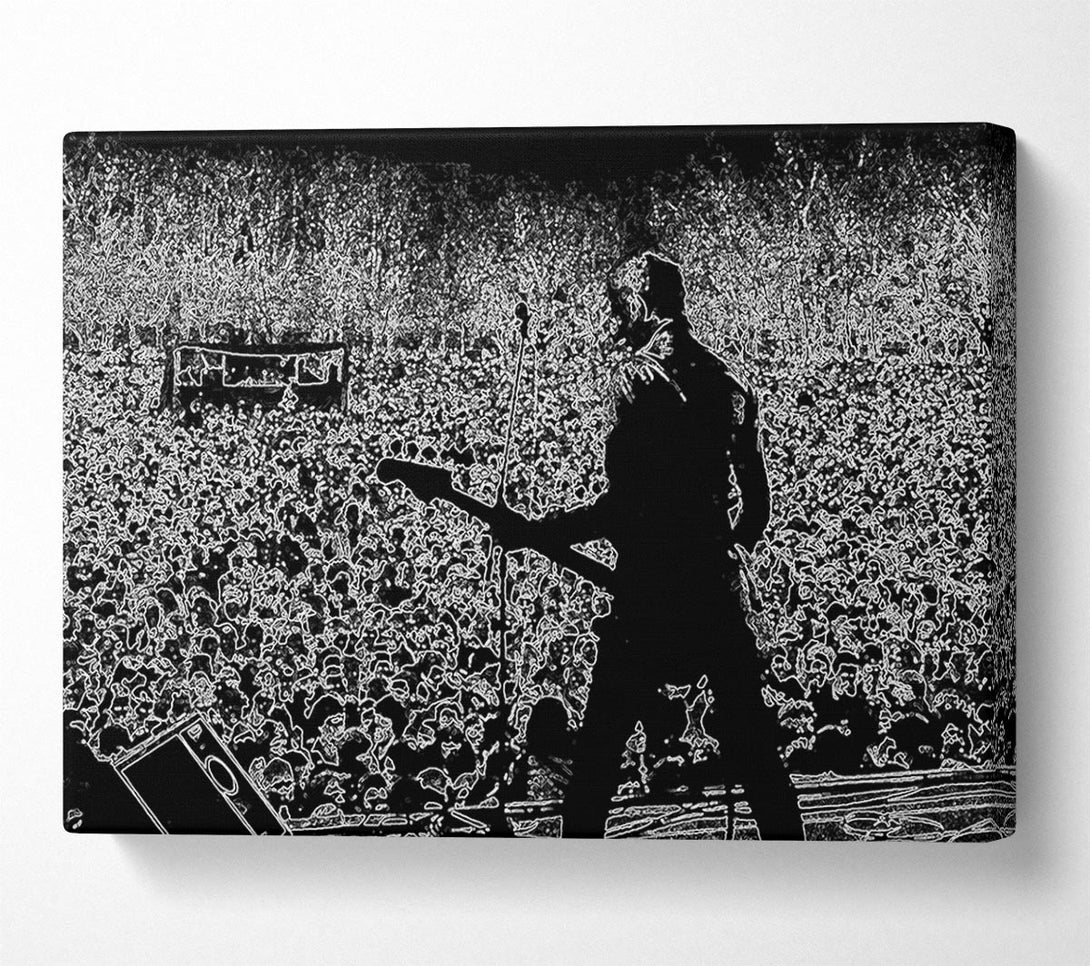  A Canvas Print of The Clash At Hide Park Canvas Print