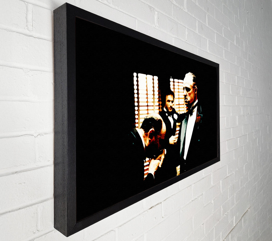 A Canvas Print of The Godfather Kiss Of Respect Canvas Wall Art