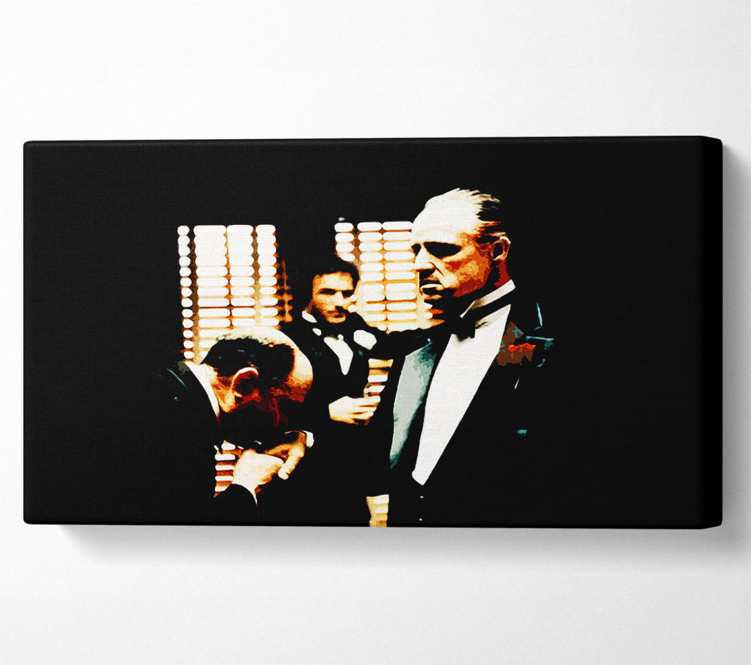  A Canvas Print of The Godfather Kiss Of Respect Canvas Wall Art