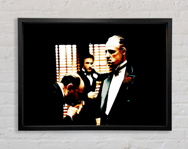 The Godfather Kiss Of Respect Framed Print