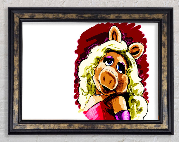 The Muppets Miss Piggy Framed Print