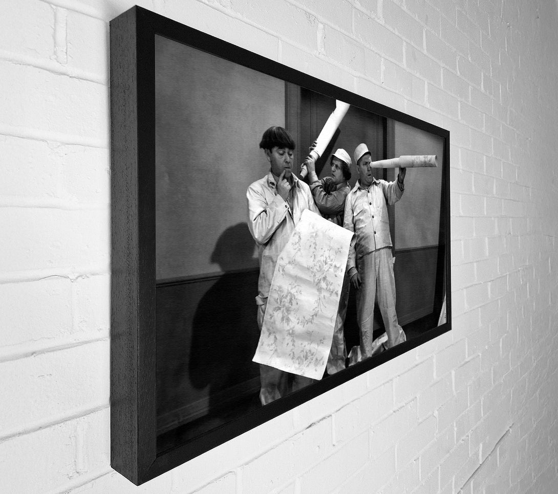  A Canvas Print of The Three Stooges Eye Piece Canvas Art