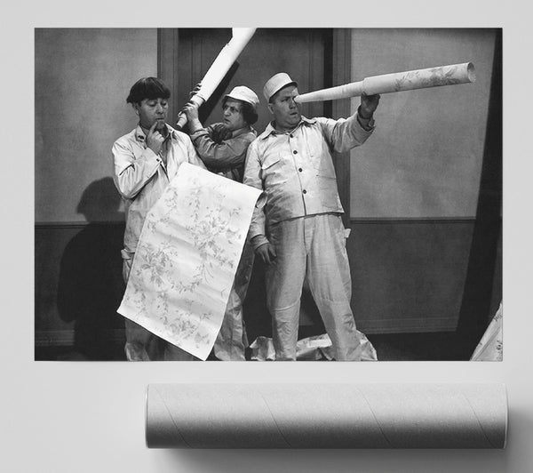 The Three Stooges Eye Piece Print