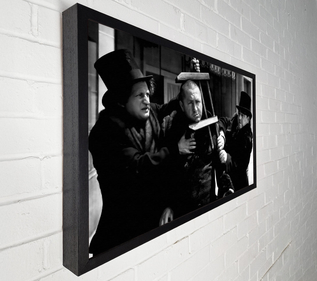  A Canvas Print of The Three Stooges Head Clamp Canvas Art