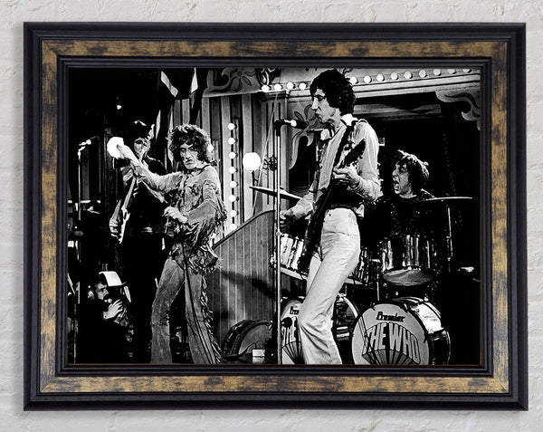The Who On Stage Framed Print