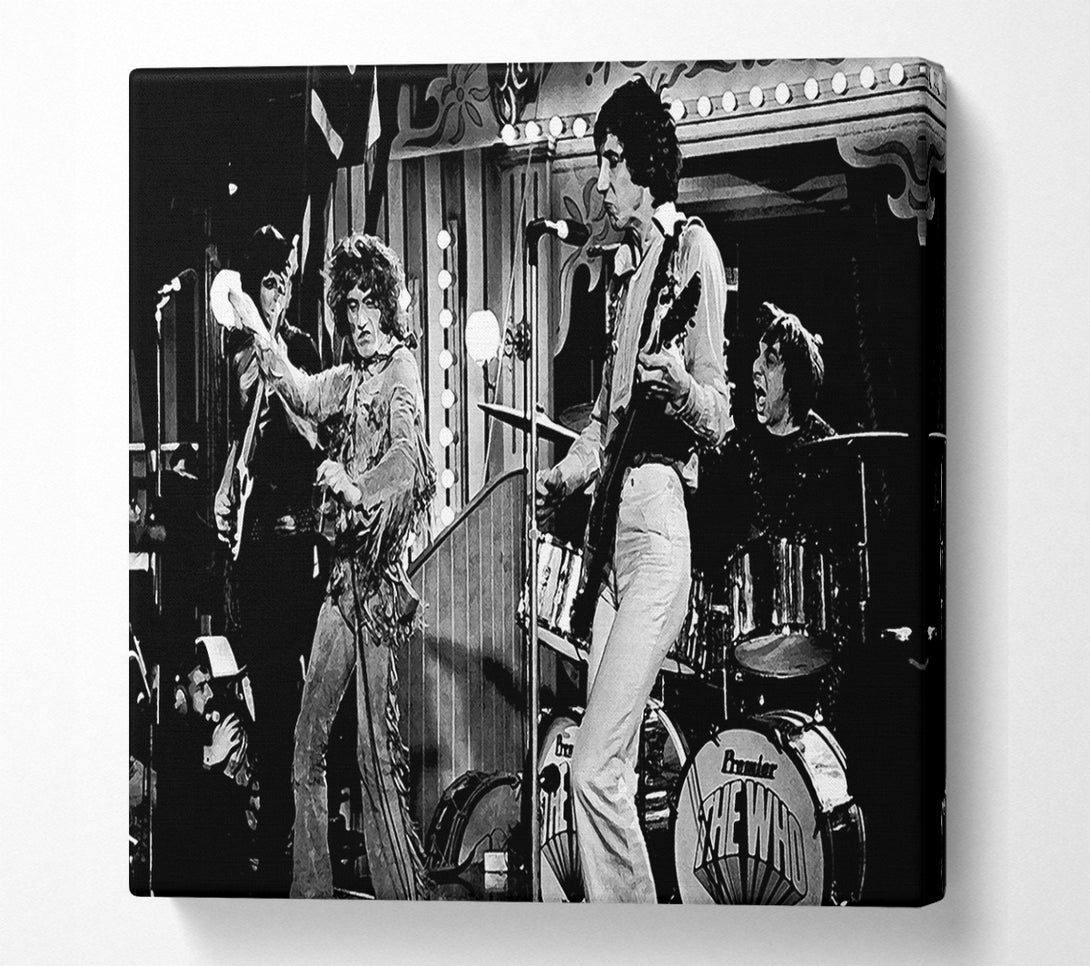  A Canvas Print of The Who On Stage Canvas Art