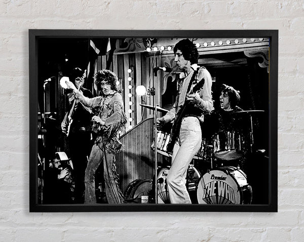 The Who On Stage Framed Print