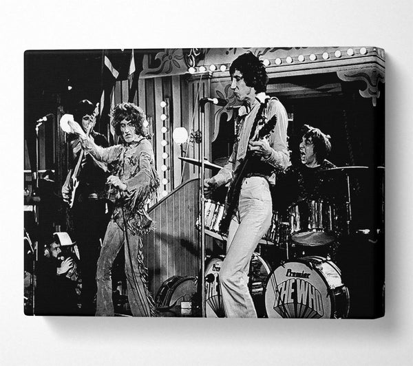  A Canvas Print of The Who On Stage Canvas Art