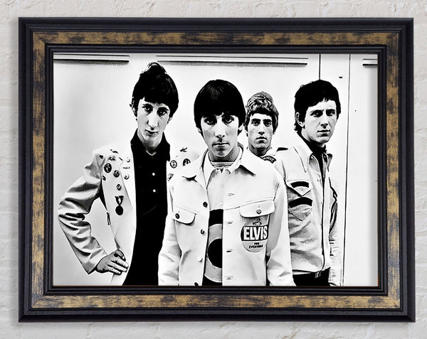 The Who Retro 1960s Framed Print