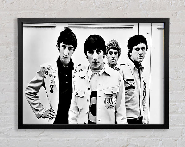 The Who Retro 1960s Framed Print