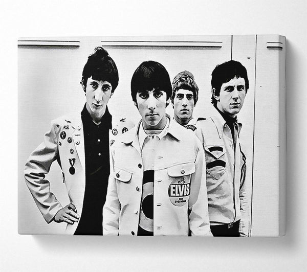  A Canvas Print of The Who Retro 1960s Canvas Art