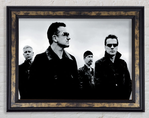 U2 Framed Print