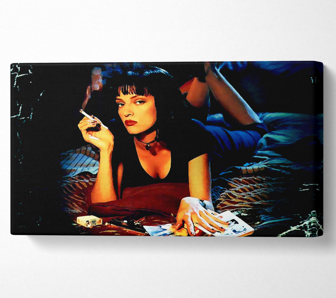  A Canvas Print of Uma Thurman Is Mia Pulp Fiction Canvas Wall Art