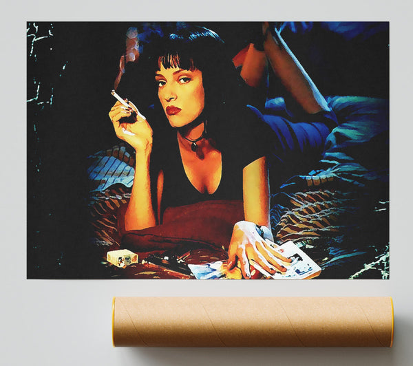 Uma Thurman Is Mia Pulp Fiction Print