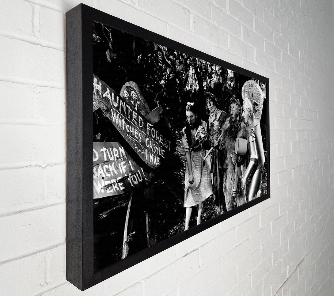  A Canvas Print of Wizard Of Oz Haunted Woods Canvas Art
