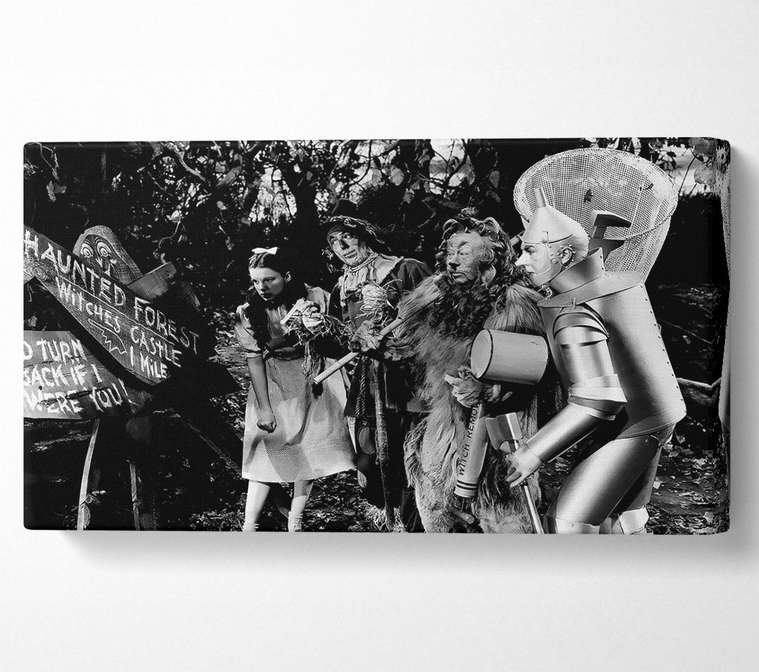  A Canvas Print of Wizard Of Oz Haunted Woods Canvas Art