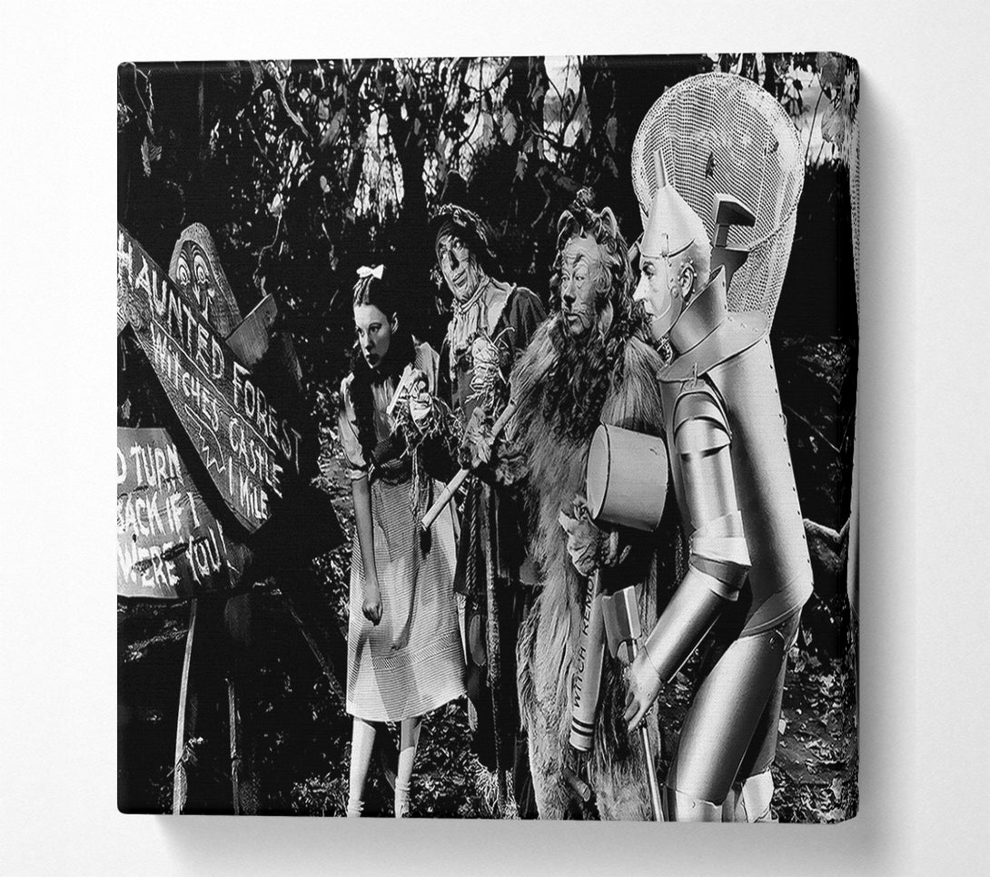  A Canvas Print of Wizard Of Oz Haunted Woods Canvas Art