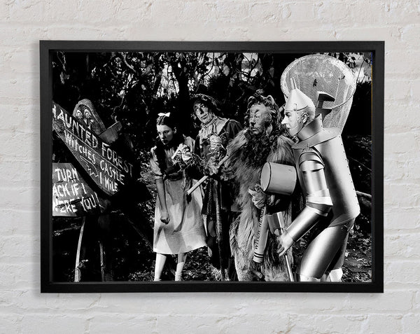 Wizard Of Oz Haunted Woods Framed Print