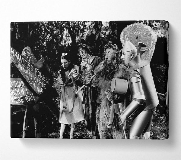  A Canvas Print of Wizard Of Oz Haunted Woods Canvas Art