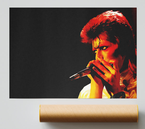 David Bowie Ziggy Pop Giclee Print