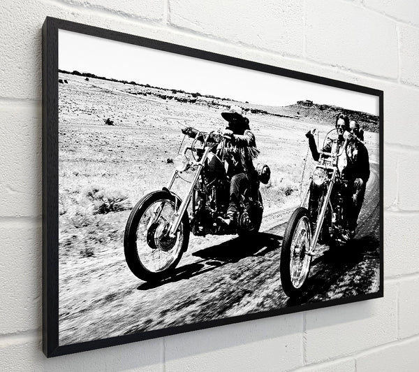 Easy Rider Motorbike Drive B n W