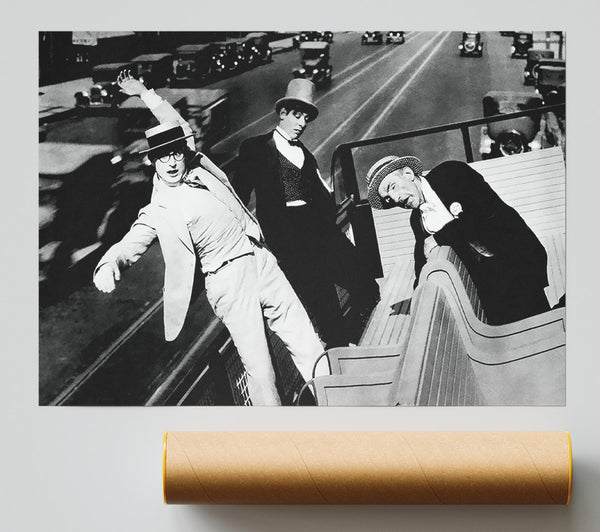 Harold Lloyd Bus Ride Poster