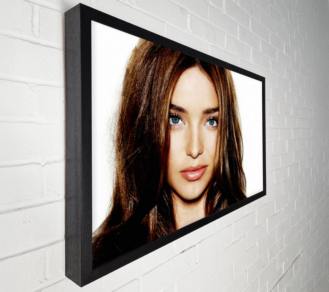  A Canvas Print of Miranda Kerr Face Canvas Wall Art