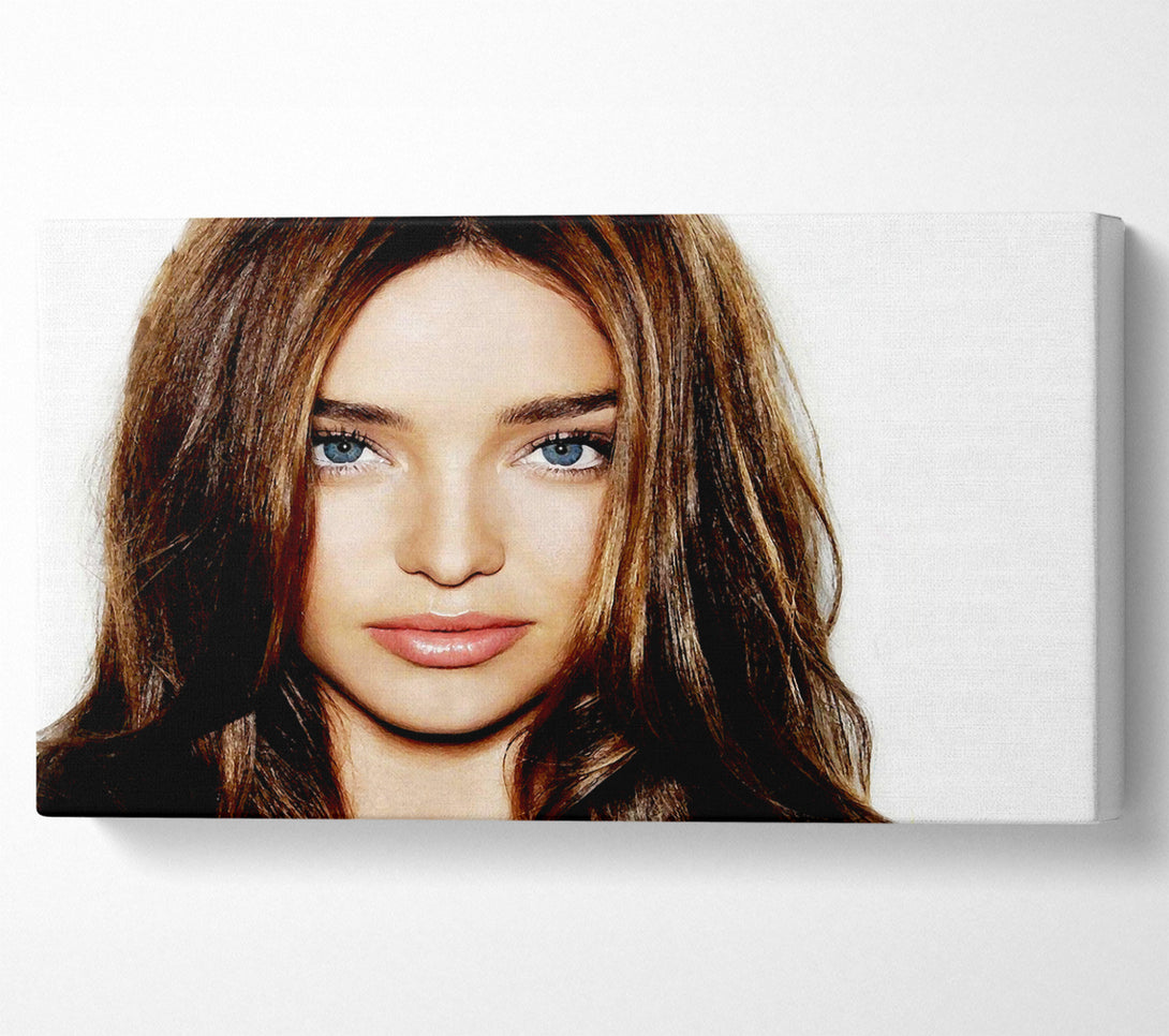  A Canvas Print of Miranda Kerr Face Canvas Wall Art
