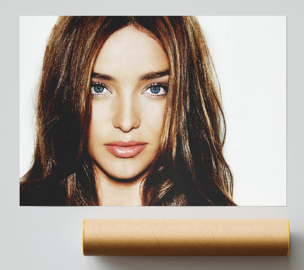 Miranda Kerr Face Poster
