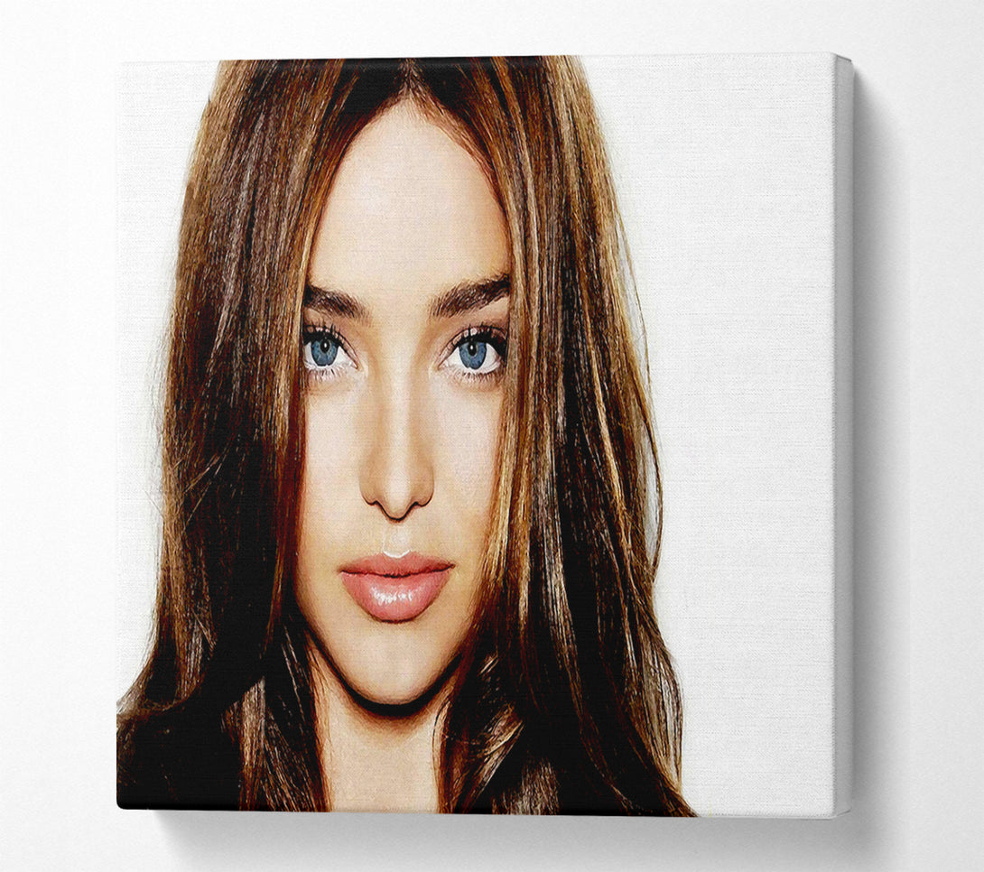  A Canvas Print of Miranda Kerr Face Canvas Wall Art