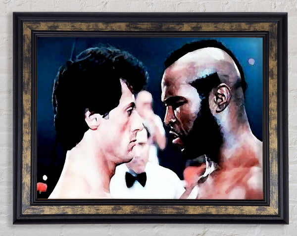 Rocky 3 The Face Off Mr T Framed Print