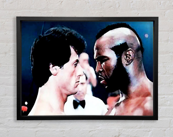 Rocky 3 The Face Off Mr T Framed Print