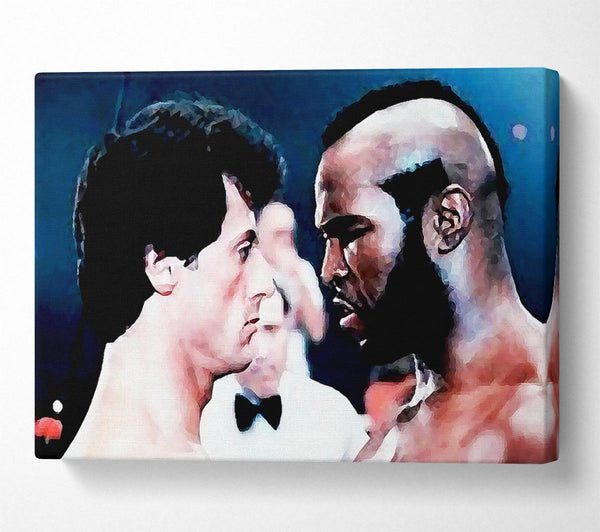  A Canvas Print of Rocky 3 The Face Off Mr T Canvas Wall Art