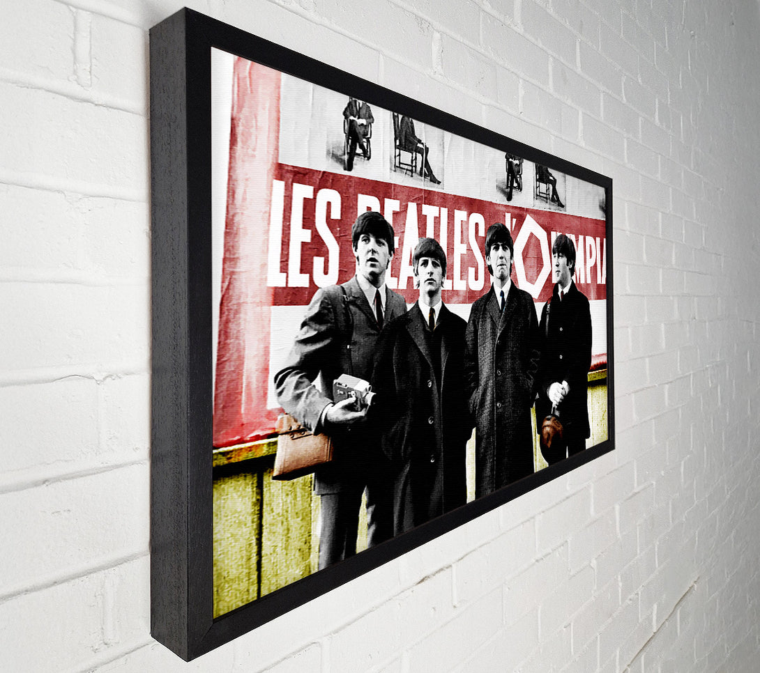  A Canvas Print of The Beatles In Liverpool Canvas Wall Art