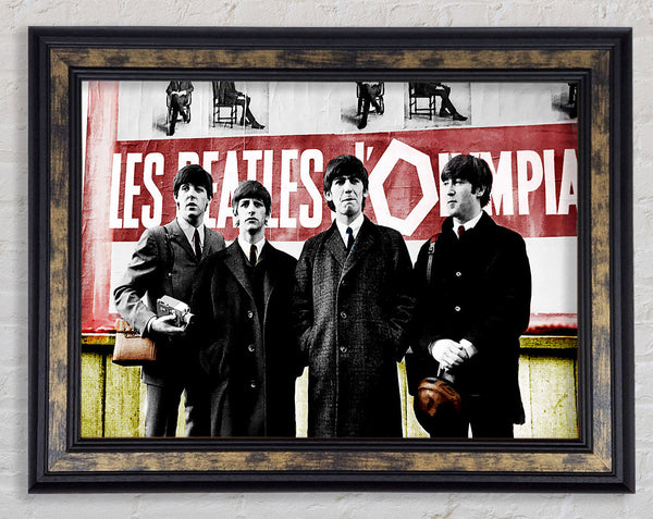 The Beatles In Liverpool Framed Print