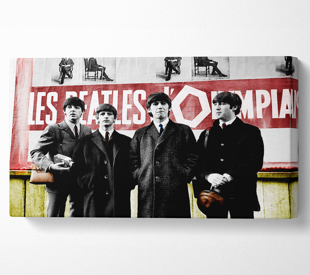  A Canvas Print of The Beatles In Liverpool Canvas Wall Art