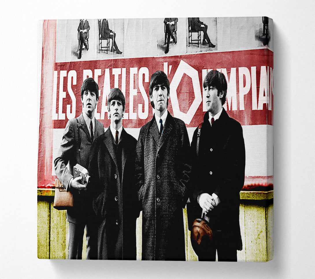  A Canvas Print of The Beatles In Liverpool Canvas Wall Art