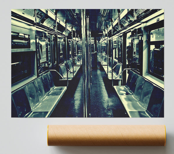 New York City Train Giclee Print