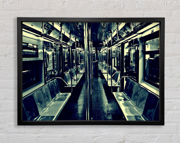 New York City Train Framed Print
