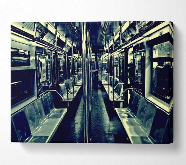  A Canvas Print of New York City Train Canvas Wall Art