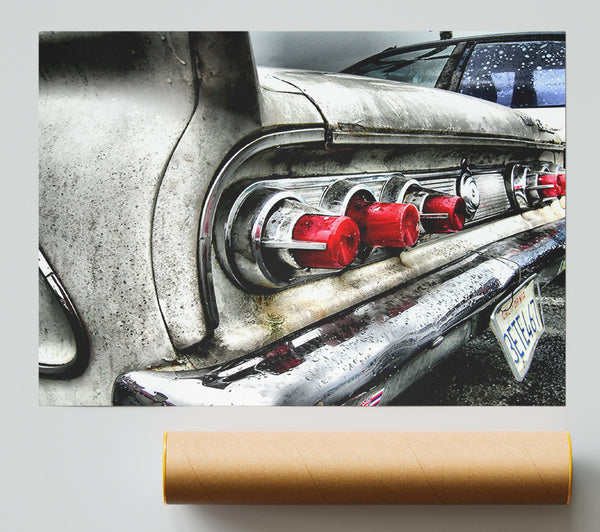 Classic Car Rear Print