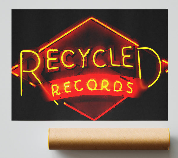 Recycled Records Print