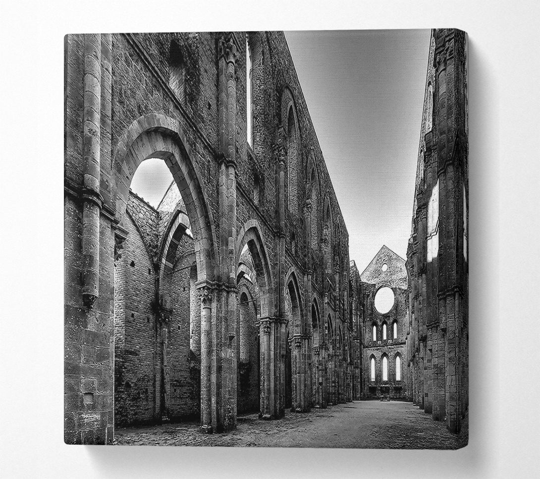  A Canvas Print of Old Building Canvas Art