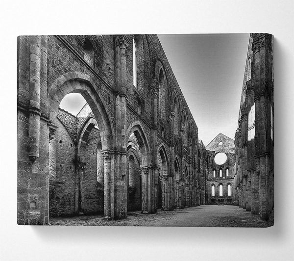  A Canvas Print of Old Building Canvas Art