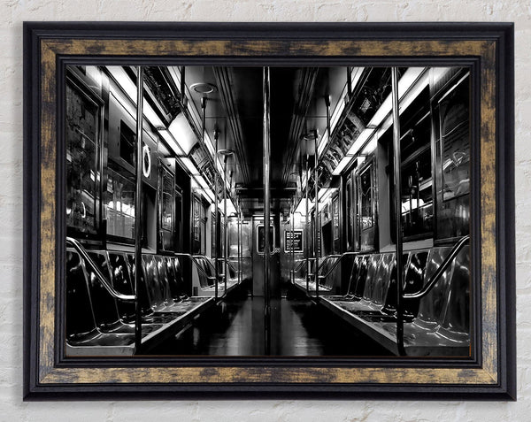 Ghost Train Framed Print