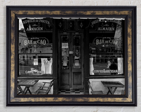Bar De Cao Buenos Aires Framed Print