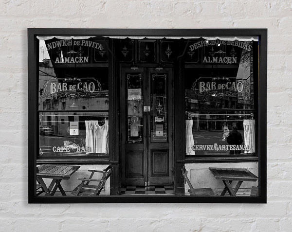 Bar De Cao Buenos Aires Framed Print