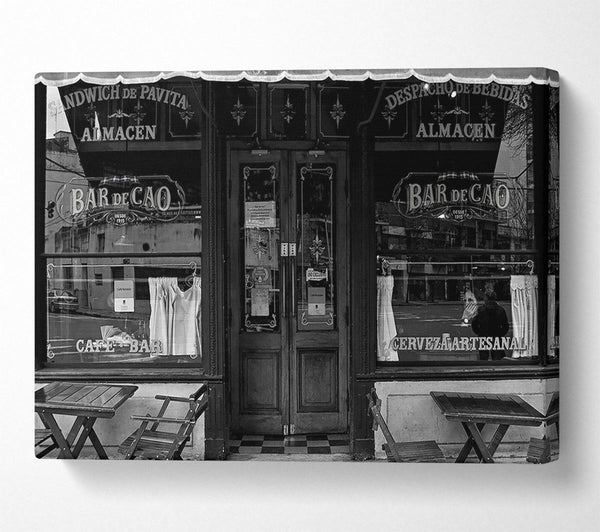  A Canvas Print of Bar De Cao Buenos Aires Canvas Print